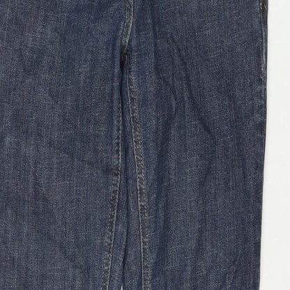 River Island Womens Blue Cotton Skinny Jeans Size 10 L30 in Regular Zip