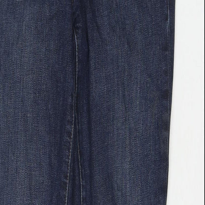 Gap Womens Blue Cotton Skinny Jeans Size 28 in L32 in Regular Zip