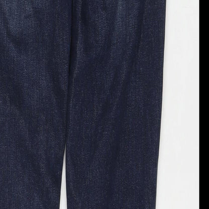 Gap Womens Blue Cotton Skinny Jeans Size 28 in L32 in Regular Zip