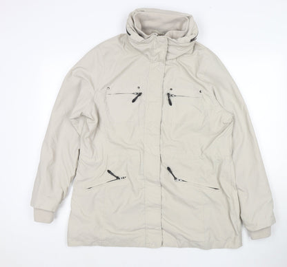 Womens UK Size 16 Snowdonia Beige Jacket
