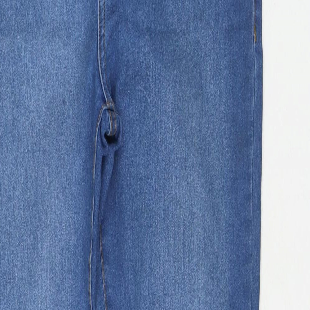 Womens UK Size 14 M-17 Regular Fit Skinny Blue Jeans