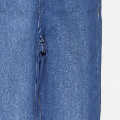 Womens UK Size 14 M-17 Regular Fit Skinny Blue Jeans