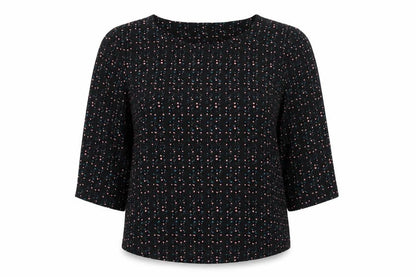 Womens UK Size 10 JDY Black Basic Blouse