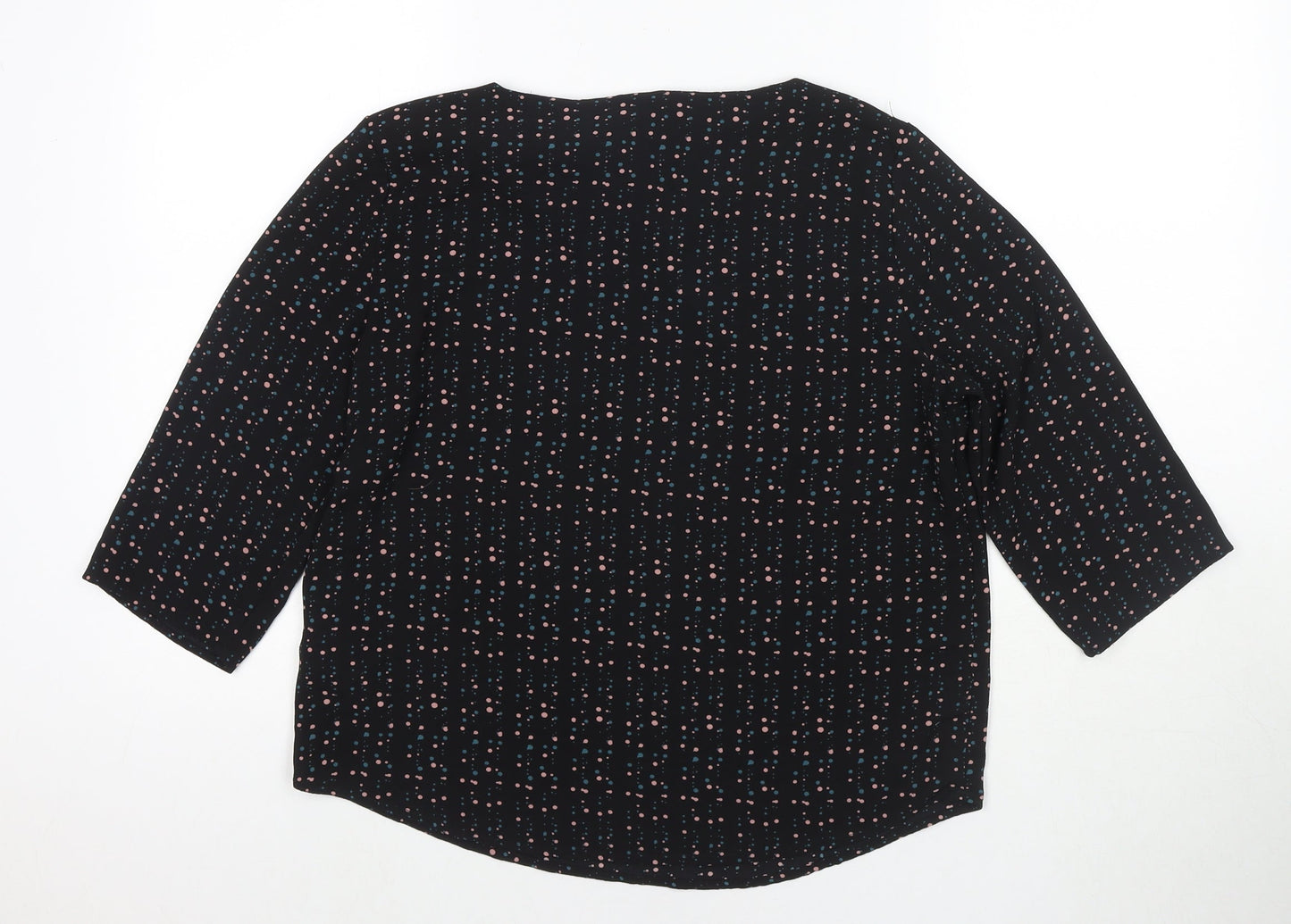 Womens UK Size 10 JDY Black Basic Blouse