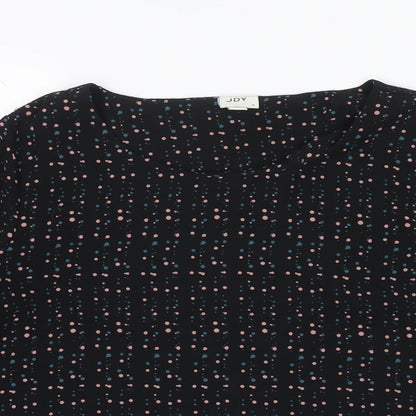 Womens UK Size 10 JDY Black Basic Blouse