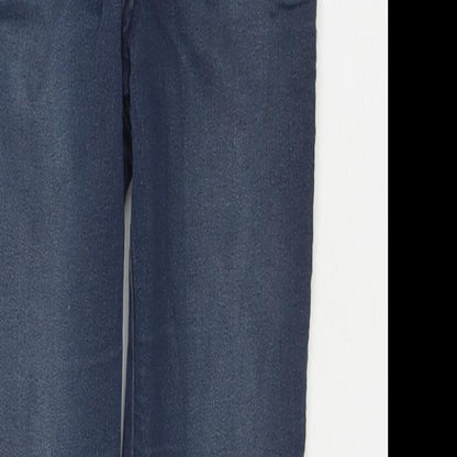 ASOS Womens Blue Cotton Skinny Jeans Size 28 in L32 in Regular Zip