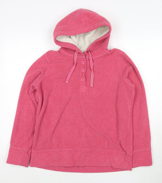 Womens UK Size 14 Marks and Spencer Pink Pullover Hoodie