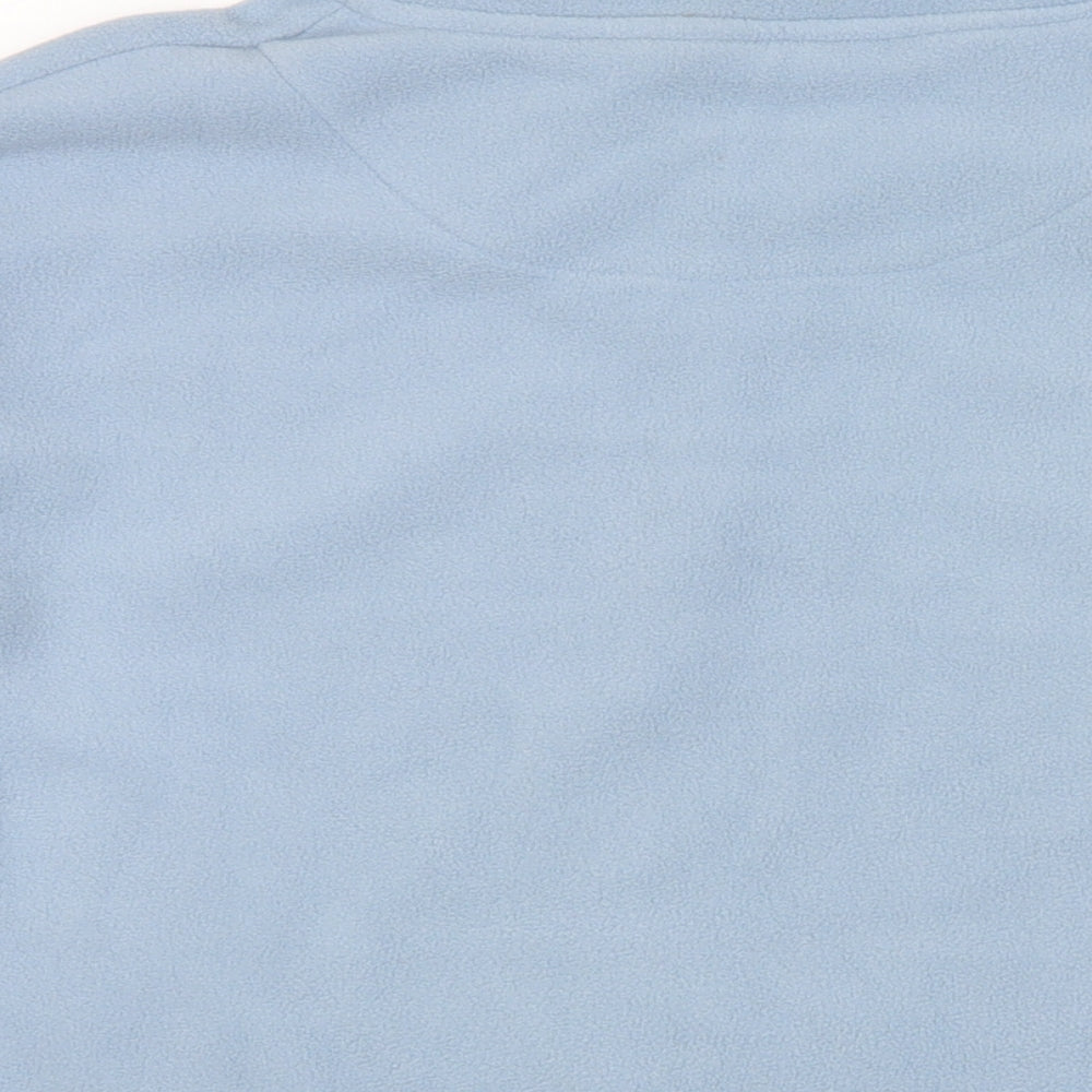 Brave Soul Womens Blue Polyester Pullover Sweatshirt Size L Pullover