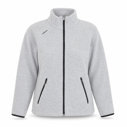 DECATHLON Womens Grey Jacket Size L Zip - Size L/XL