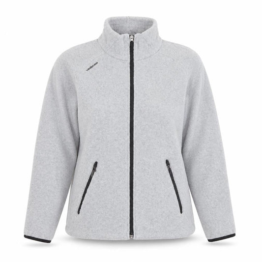 DECATHLON Womens Grey Jacket Size L Zip - Size L/XL