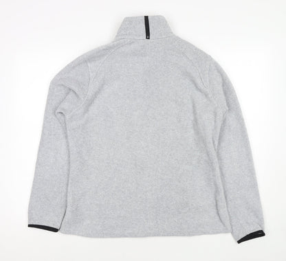 DECATHLON Womens Grey Jacket Size L Zip - Size L/XL
