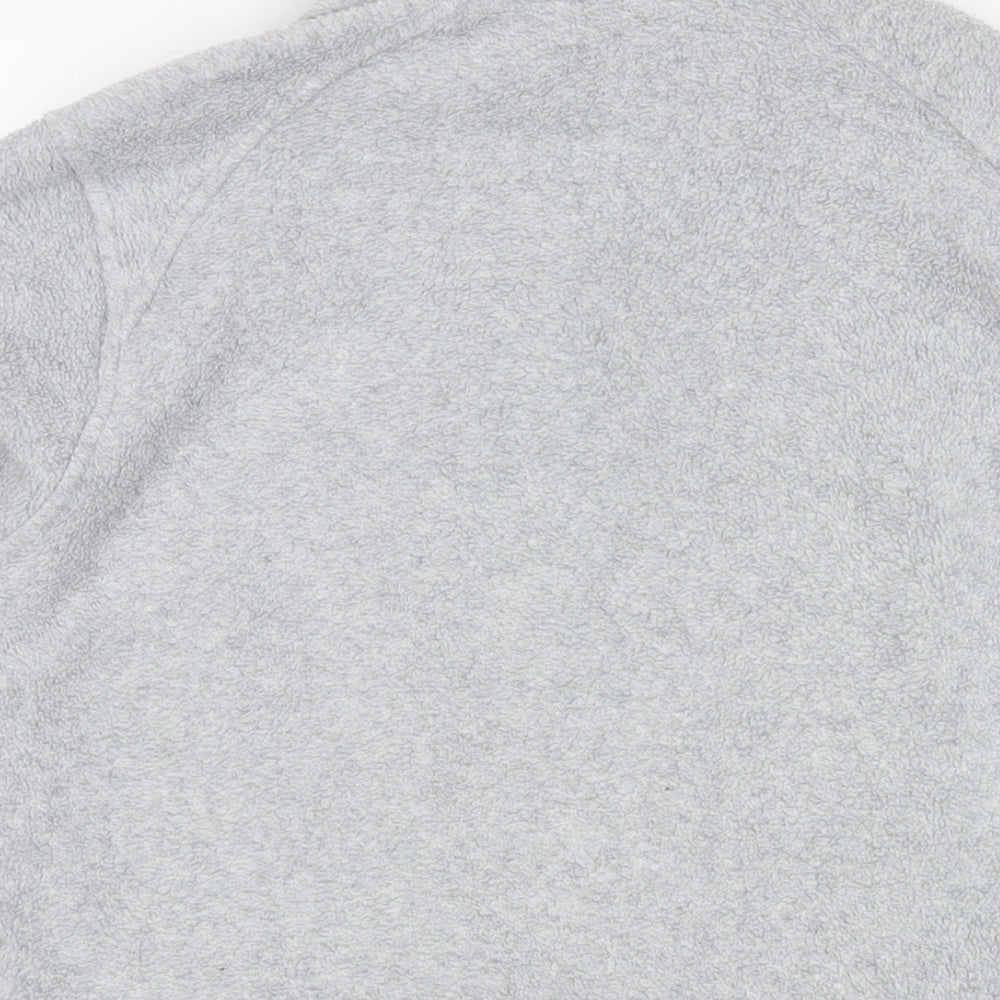 DECATHLON Womens Grey Jacket Size L Zip - Size L/XL