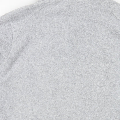 DECATHLON Womens Grey Jacket Size L Zip - Size L/XL