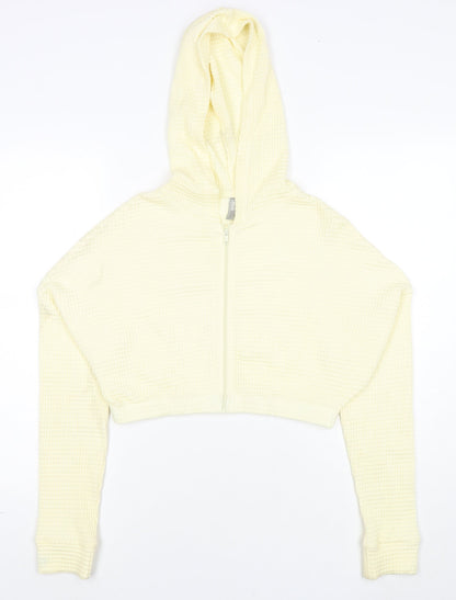 Womens UK Size 6 ASOS Ivory Full Zip Hoodie