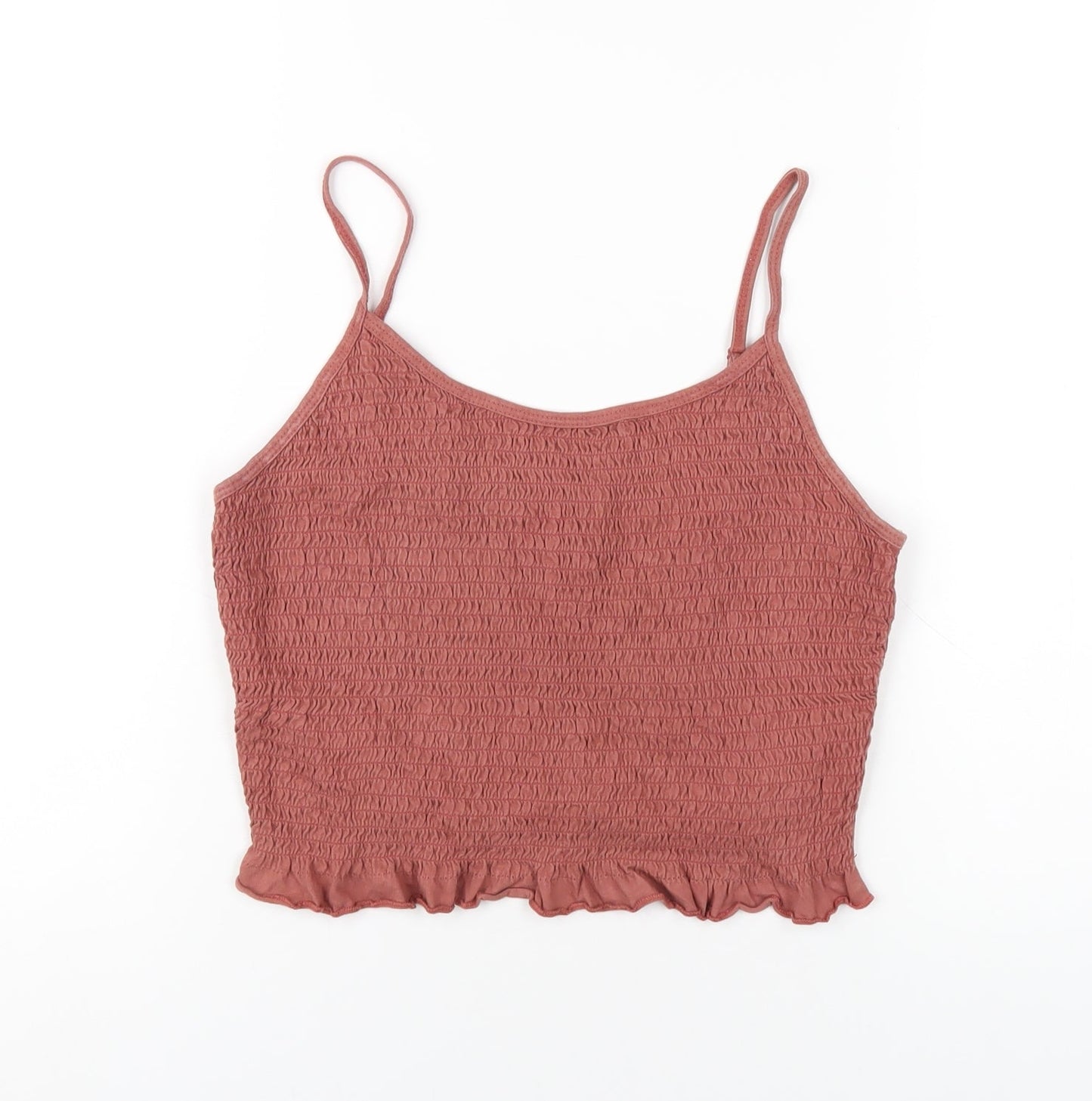 Womens UK Size 10 ASOS Brown Camisole T-Shirt
