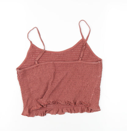 Womens UK Size 10 ASOS Brown Camisole T-Shirt
