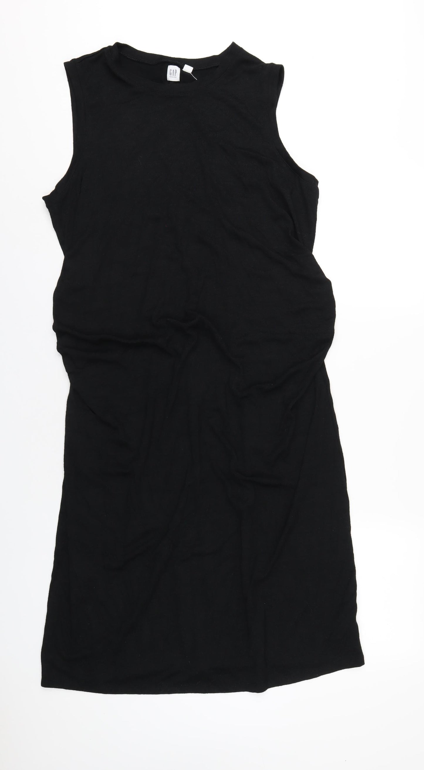 Gap Womens Black Polyester Bodycon Size XL Round Neck Pullover