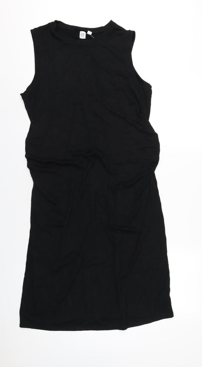Gap Womens Black Polyester Bodycon Size XL Round Neck Pullover