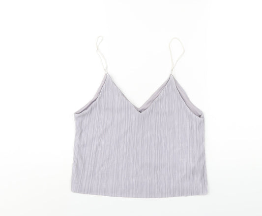 Womens UK Size 14 New Look Grey Camisole T-Shirt
