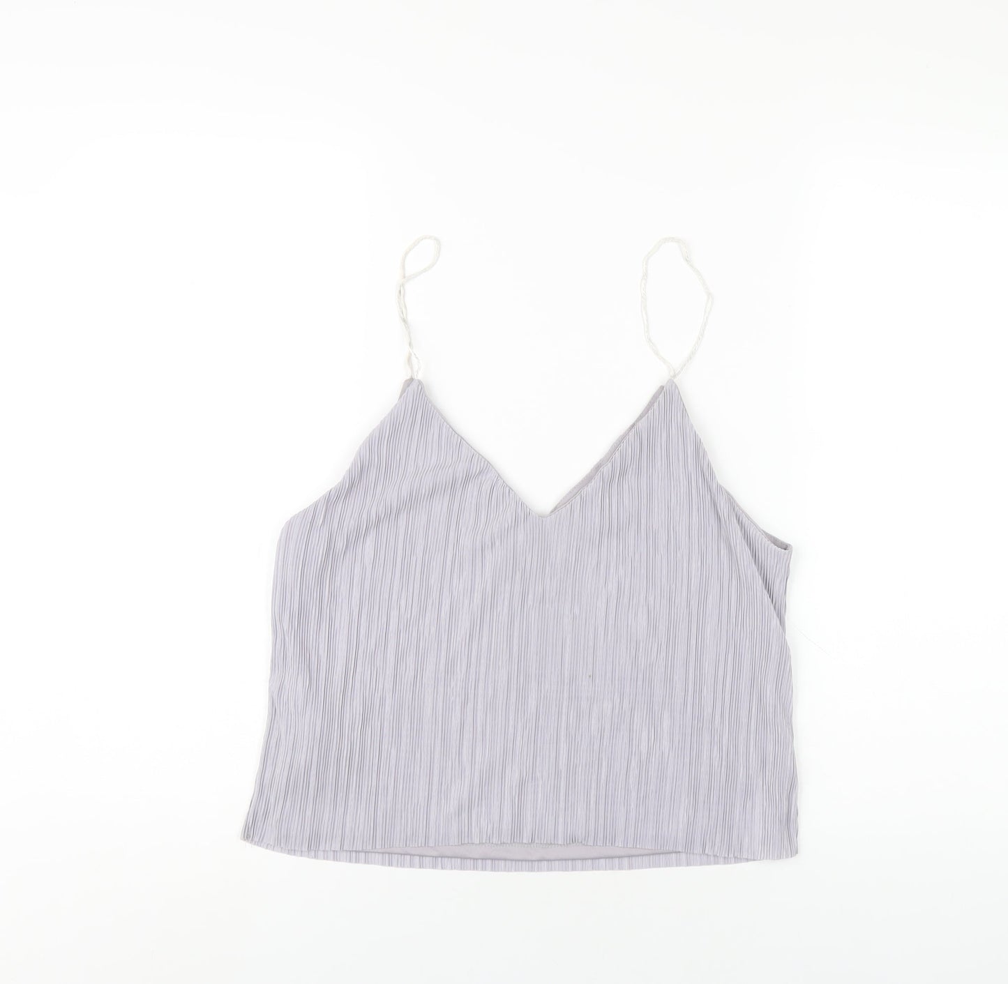 Womens UK Size 14 New Look Grey Camisole T-Shirt