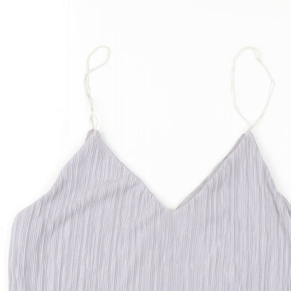 Womens UK Size 14 New Look Grey Camisole T-Shirt