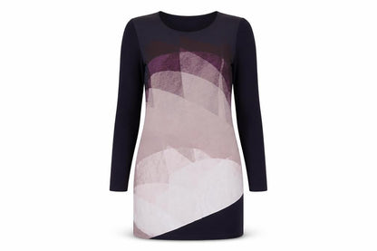Phase Eight Womens Purple Polyester A-Line Size 10 Round Neck Pullover