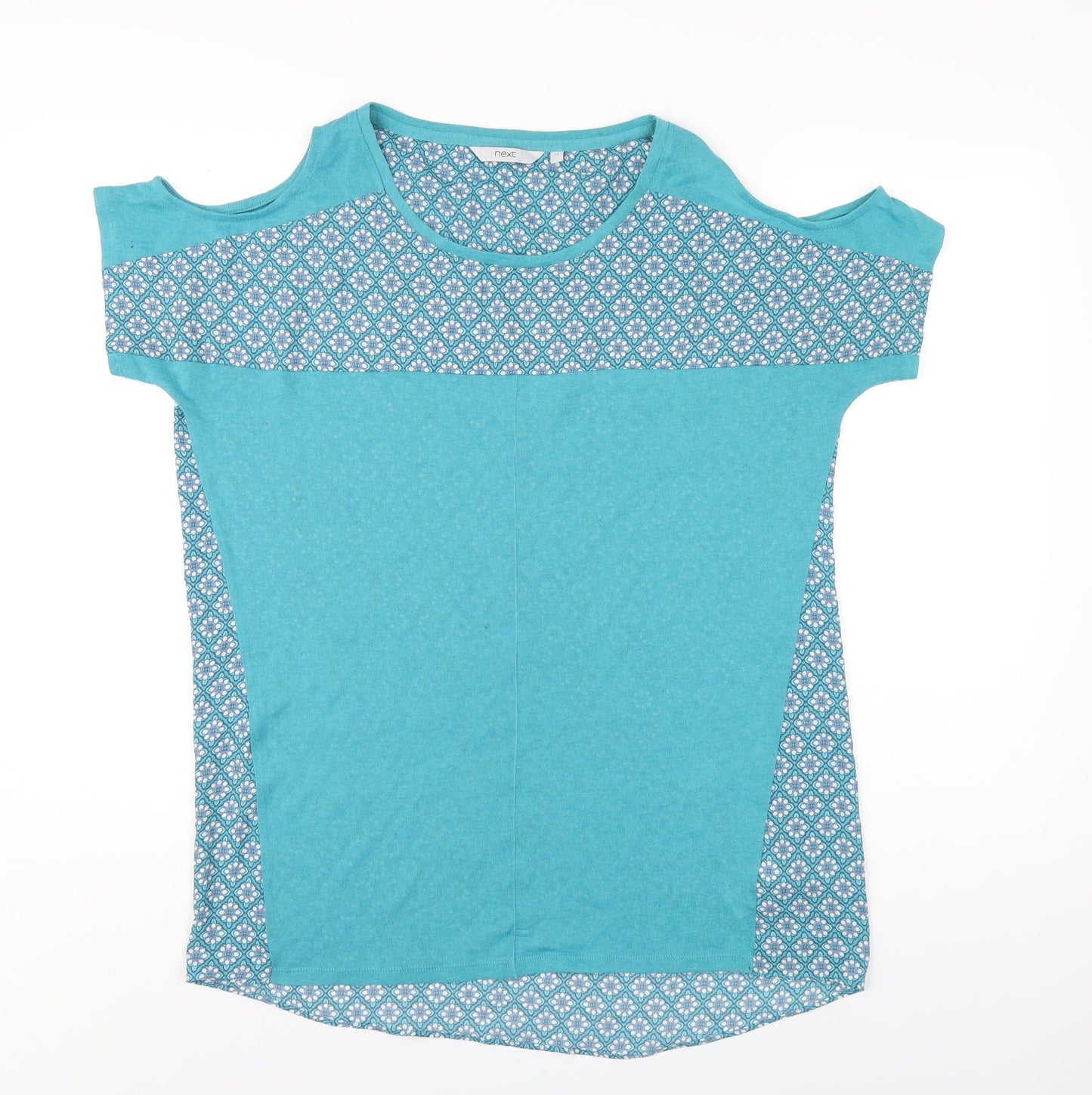 Womens UK Size 14 NEXT Blue Basic T-Shirt