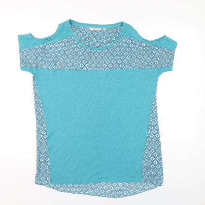 Womens UK Size 14 NEXT Blue Basic T-Shirt