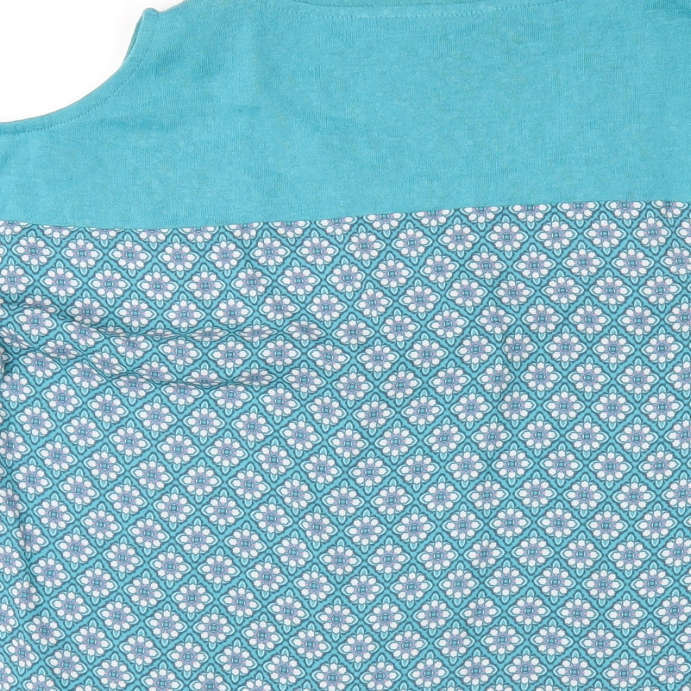 Womens UK Size 14 NEXT Blue Basic T-Shirt