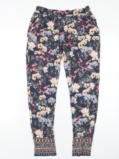 Womens UK Size 8 Warehouse Regular Fit  Multicoloured Trousers