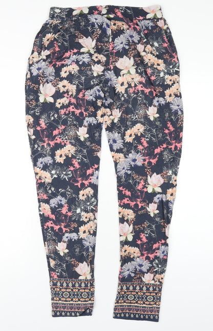 Womens UK Size 8 Warehouse Regular Fit  Multicoloured Trousers