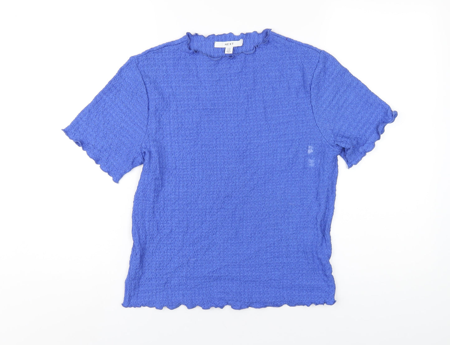 Womens UK Size 14 NEXT Blue Basic T-Shirt