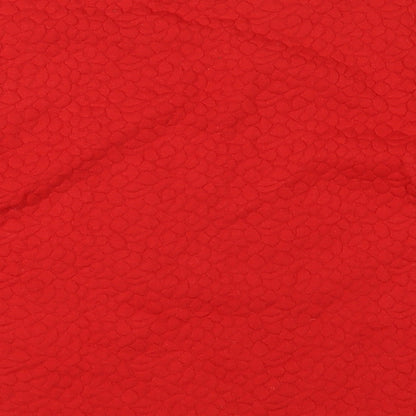 Womens UK Size 12 Dorothy Perkins Red Basic T-Shirt