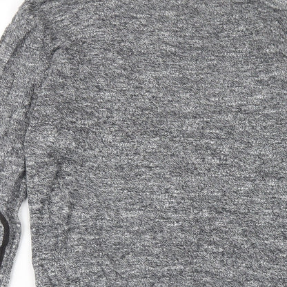 Womens UK Size 10 H&M Grey Cardigan Jumper