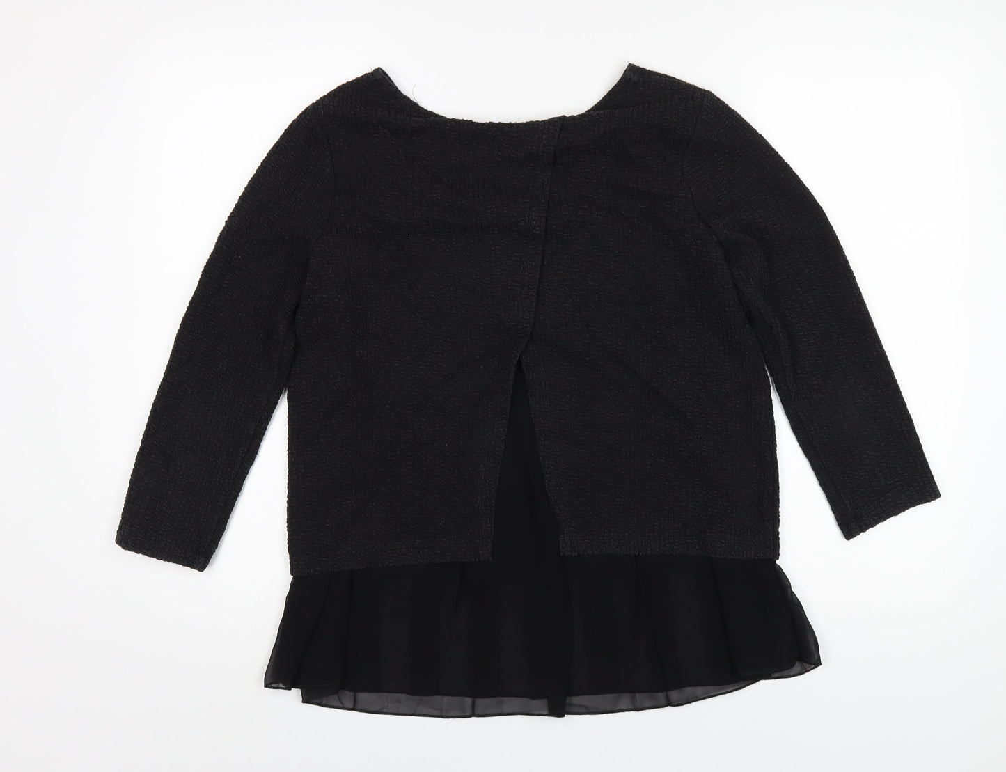 Womens UK Size S Great Plains Black Basic T-Shirt