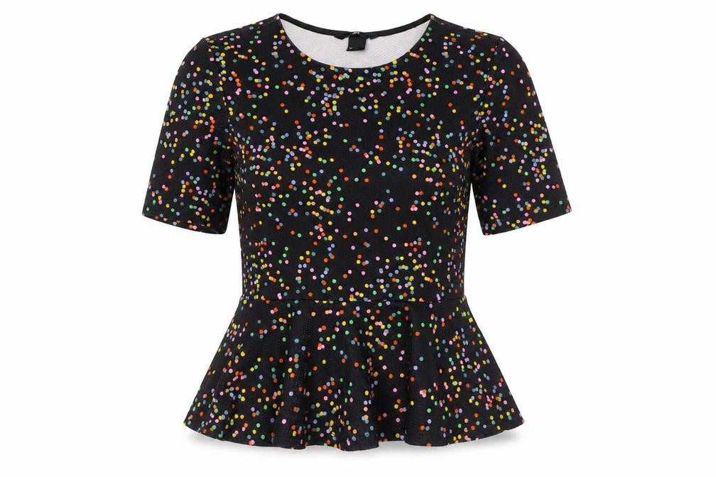 Womens UK Size S H&M Multicoloured Basic Blouse