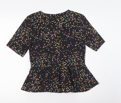 Womens UK Size S H&M Multicoloured Basic Blouse