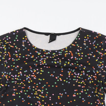 Womens UK Size S H&M Multicoloured Basic Blouse