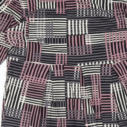 Masai Womens Multicoloured Polyester A-Line Size S Boat Neck