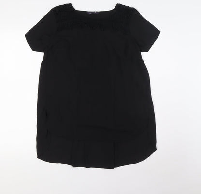 Womens UK Size 8 Marks and Spencer Black Basic Blouse