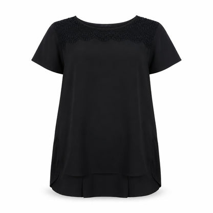 Womens UK Size 8 Marks and Spencer Black Basic Blouse
