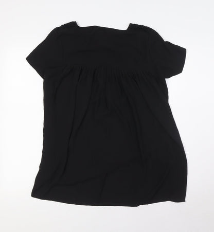 Womens UK Size 8 Marks and Spencer Black Basic Blouse