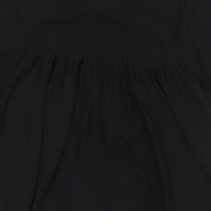 Womens UK Size 8 Marks and Spencer Black Basic Blouse