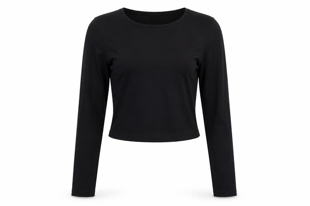 Womens UK Size 12 PRETTYLITTLETHING Black Basic Blouse