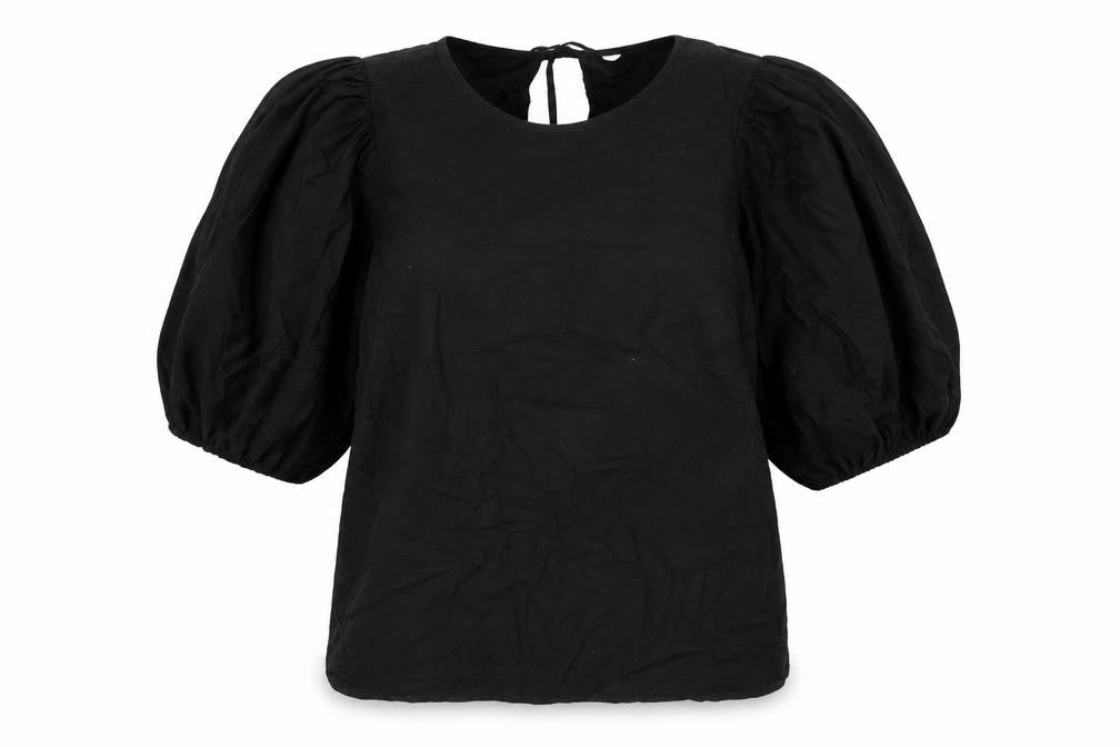 Womens UK Size S H&M Black Basic Blouse
