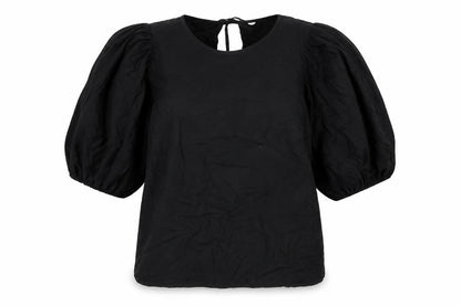 Womens UK Size S H&M Black Basic Blouse