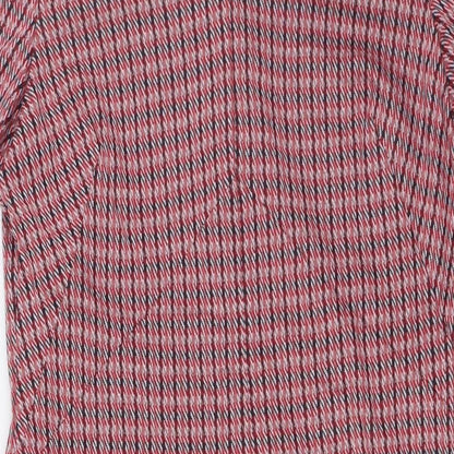 Marks and Spencer Womens Multicoloured Polyester Pencil Dress Size 14 V-Neck Zip