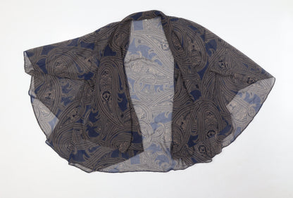 Womens UK Size 12 Per Una Blue Kimono Blouse