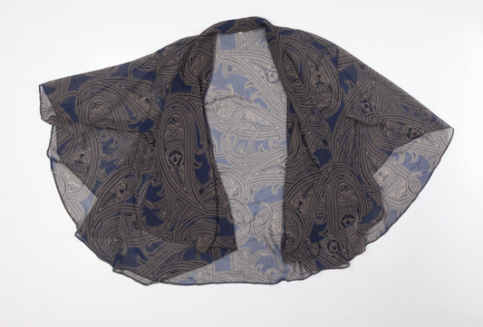 Womens UK Size 12 Per Una Blue Kimono Blouse