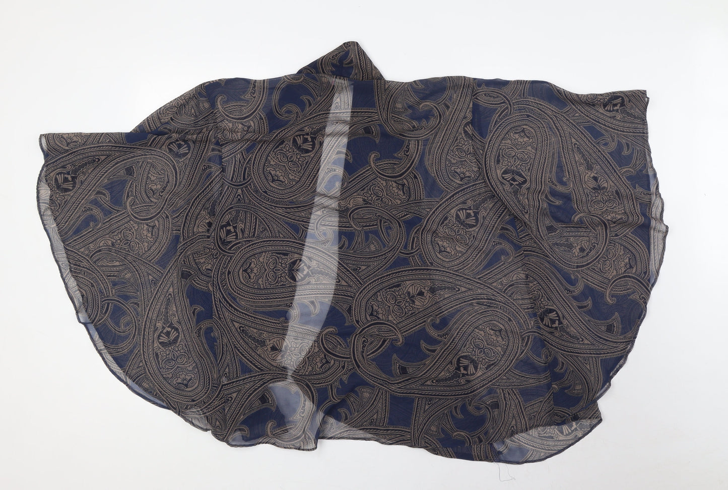 Womens UK Size 12 Per Una Blue Kimono Blouse